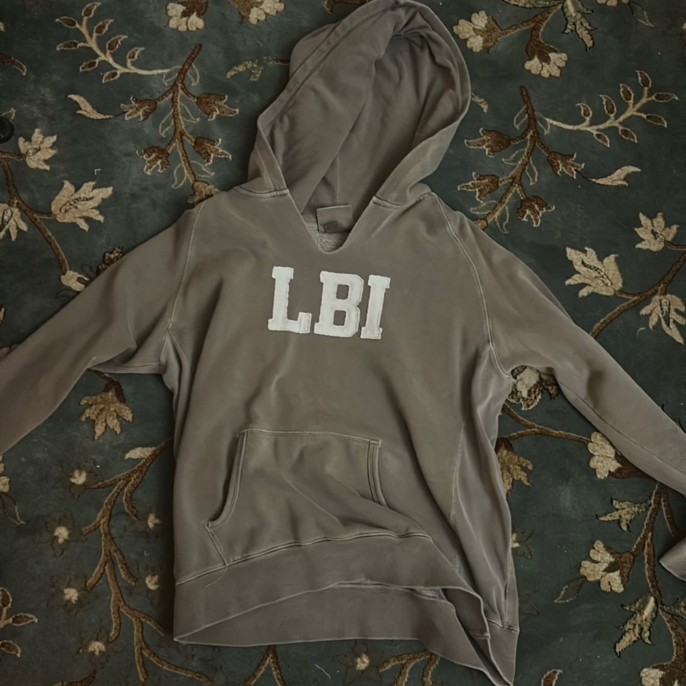 Light Brown Long Beach Island Hoodie